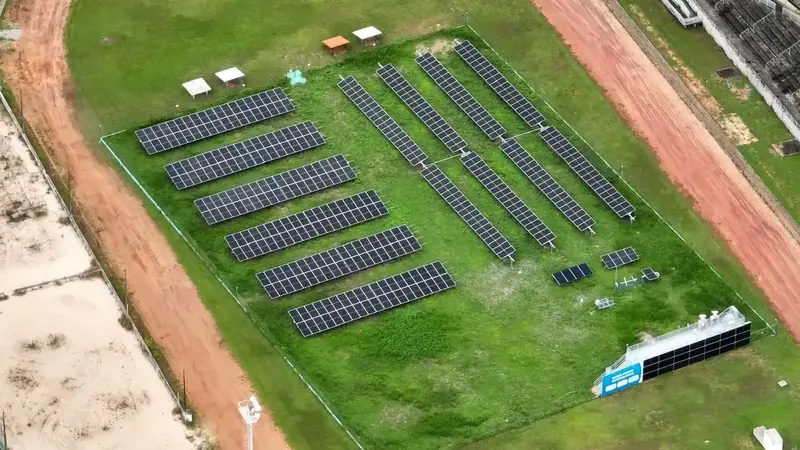 Usina piloto do Instituto SENAI de Inovação, vista aérea